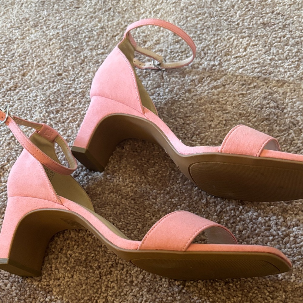 Dream Pairs Blush Ankle Strap Heels